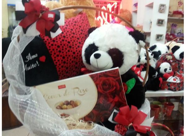  Flores: Romance : Cesta Panda Sfot