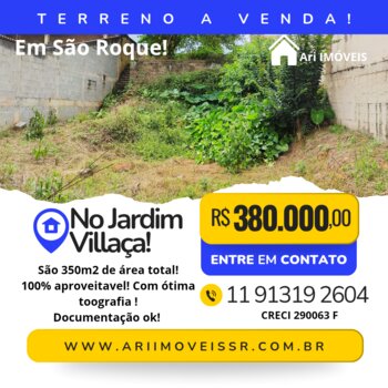 Terreno a venda em São Roque!