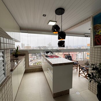 Apartamento à venda com 02 Suítes e 02 vgs de garagem - Boqueirão - Praia Grande