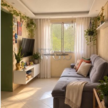 Apartamento à Venda no Condomínio Residencial Palmares | 48 m² | 2 Dormitórios | Closet e Planejados | Jardim São Bernardo – Zona Sul de São Paulo