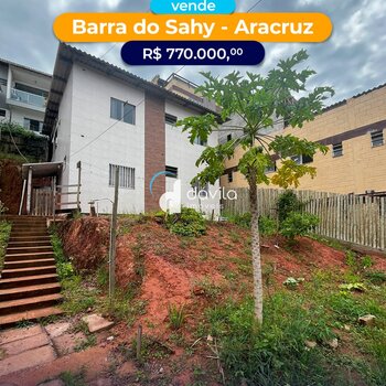 Prédio com 2 residências à venda na Praia de Santa Marta, Barra do Sahy - Aracruz  